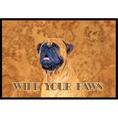 Carolines Treasures 24 x 36 In. Mastiff Wipe Your Paws Indoor Or Outdoor Mat SS4881JMAT